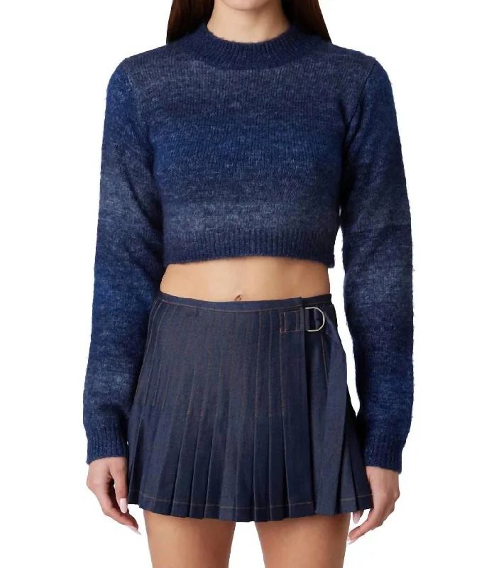 Aspen Sweater In Denim