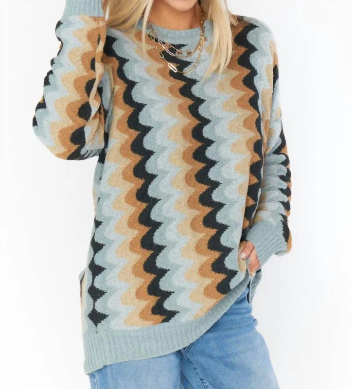 Comfy Sweater In Retro Wave