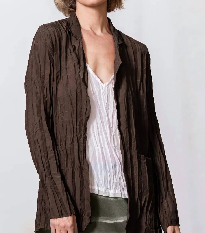 Go Crinkle Cut Jacket In Java