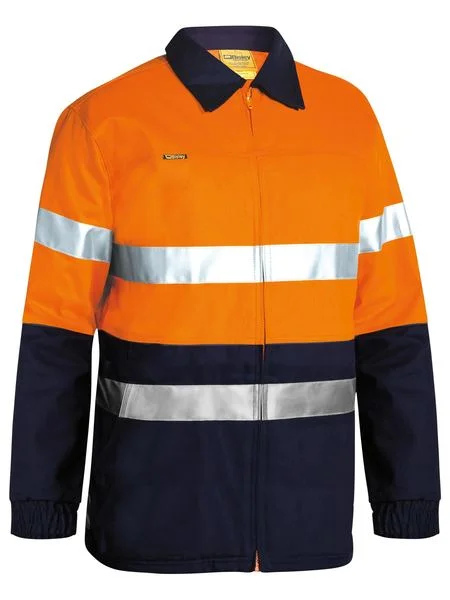 Bisley Taped Hi Vis Drill Jacket-(BK6710T)