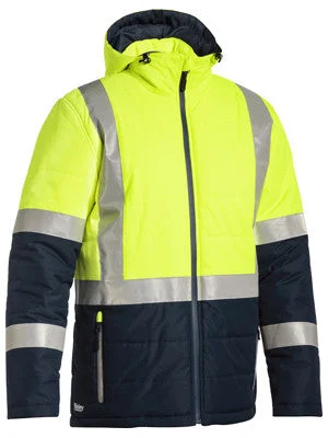 Bisley Taped Two Tone Hi Vis Puffer Jacket BJ6929HT