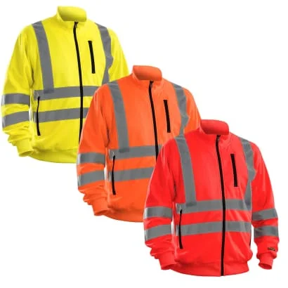 Blaklader High Visibility Full Zip Work Sweatshirt Class 3 - 3358