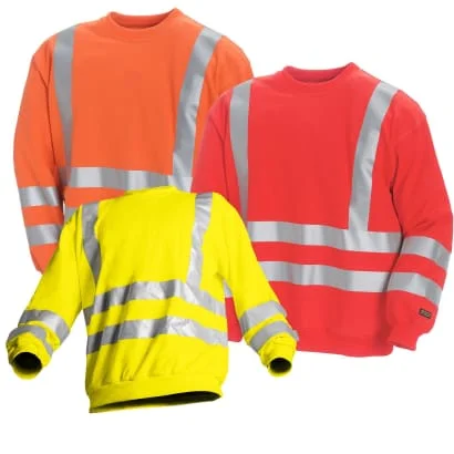 High Visibility Blaklader Safety Sweatshirt - Class 2, Model 3341