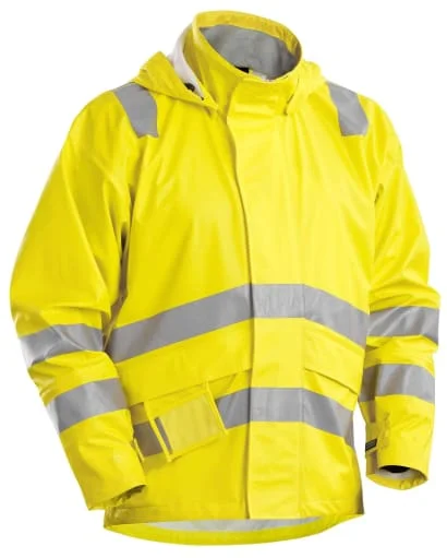 Blaklader Multinorm Hi Vis Waterproof Flame Retardant Rain Jacket - 4303