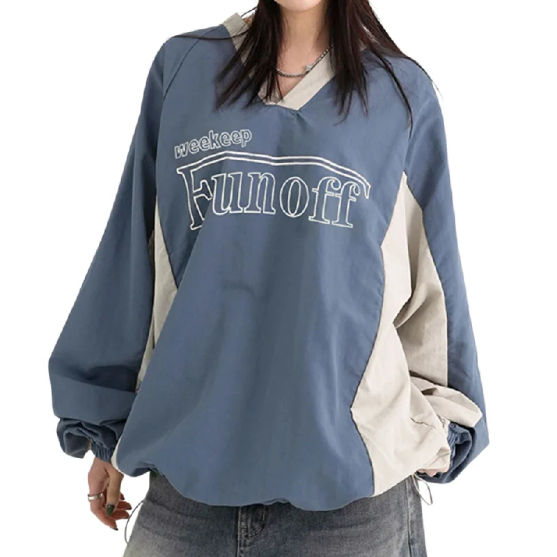 Women's Casual Loose Drawstring Sweatshirt