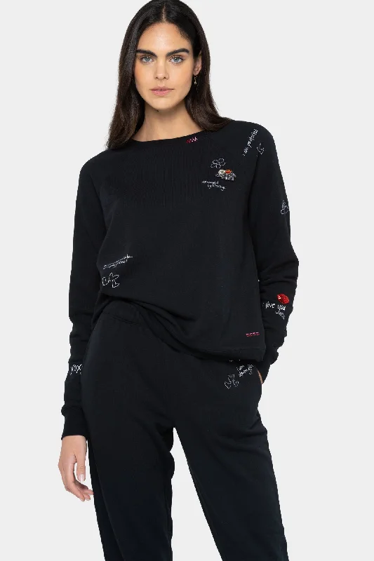 Galentine Embellished Sweatshirt