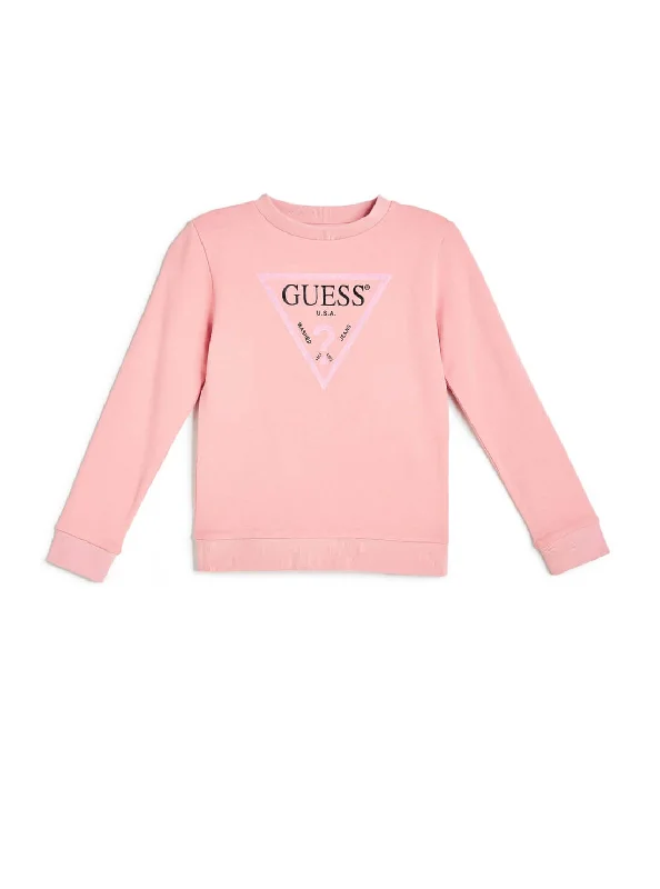 Pink Active Logo Sweatshirt (7-16)