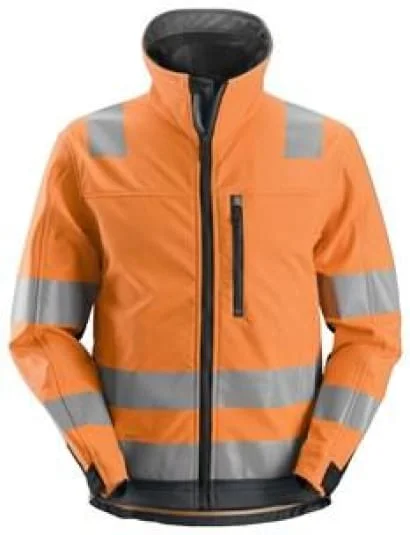 Snickers 1230 AllRound Work High Visibility Softshell Jacket Class 3 - 1230