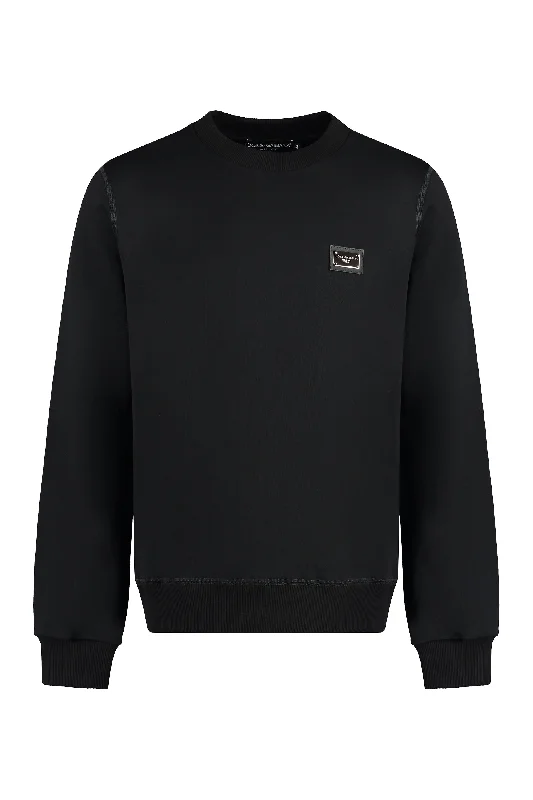 DOLCE & GABBANA Classic Cotton Crew-Neck Sweatshirt