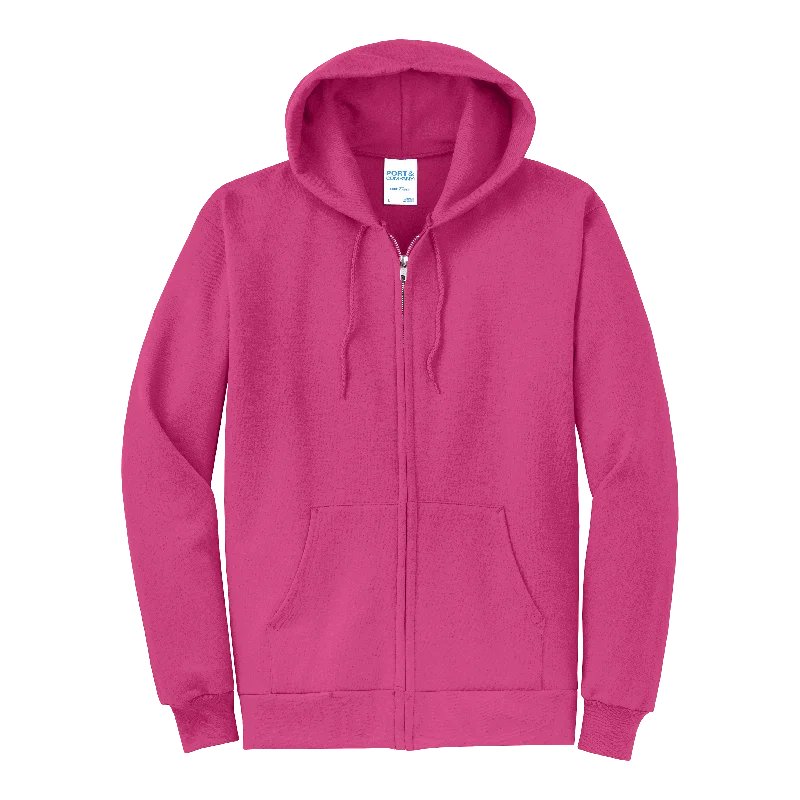 PC78ZH Core Fleece Full-Zip Hooded Sweatshirt