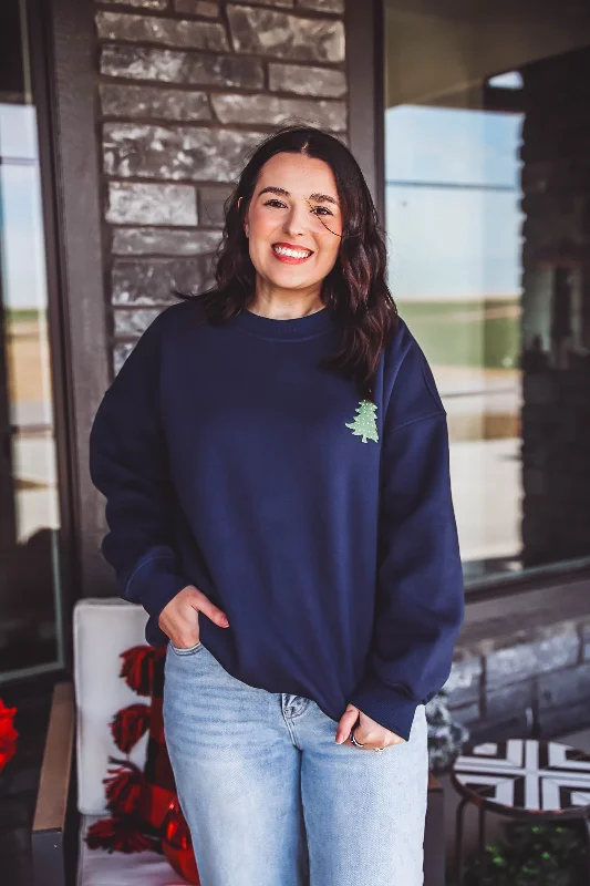 Tis The Season Embroidered Sweatshirt