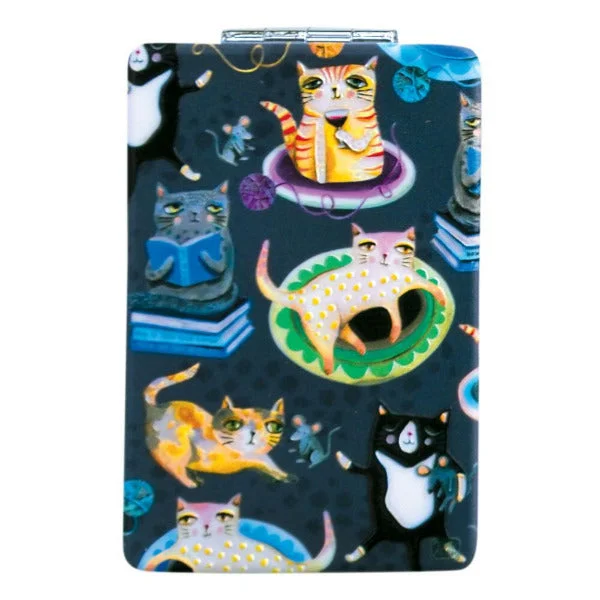 Allen Designs Crazy Cats Compact Mirror