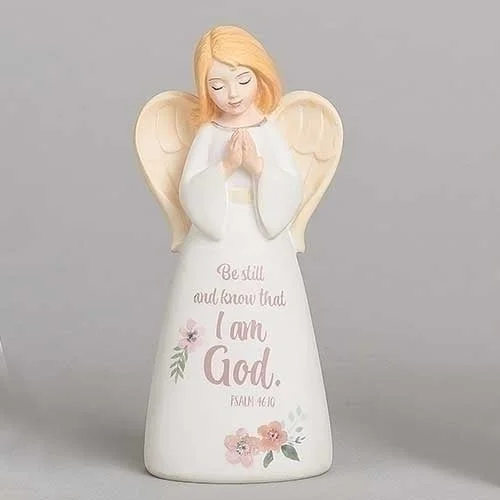 Be Still and Know That I Am God Small Angel Figurine