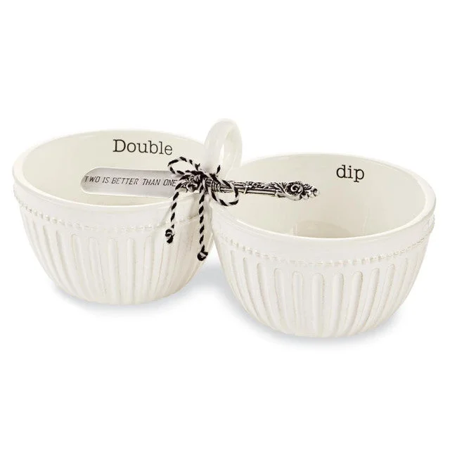 Double Dip Bowls and Two is Better Than One Spreader Set