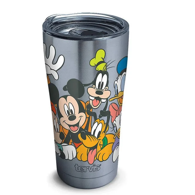 Tervis Disney Mickey with Minnie Donald Daisy Goofy and Pluto Group Stainless Steel Tumbler 20 oz.