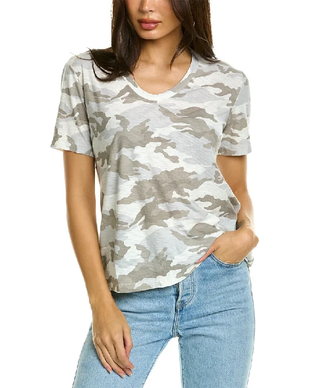 James Perse Camo Soft V-Neck T-Shirt