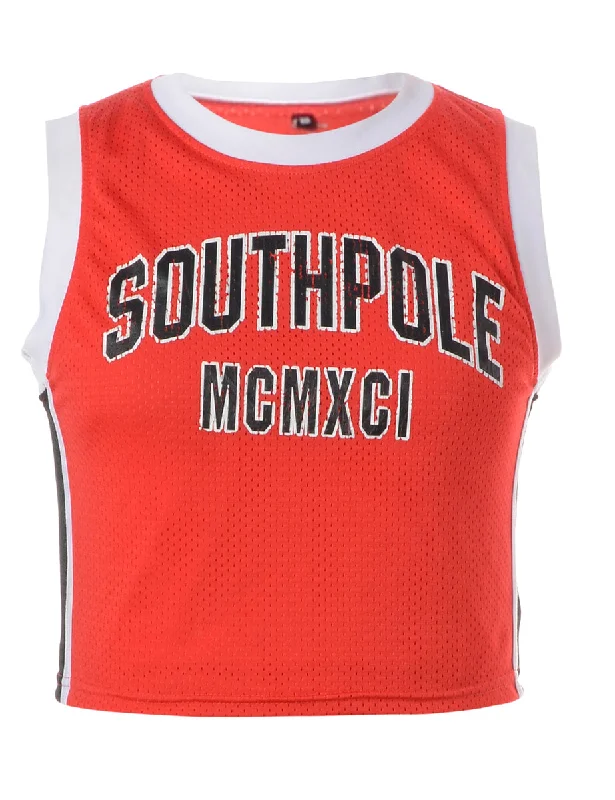 Label Casie Cropped American Sports Jersey