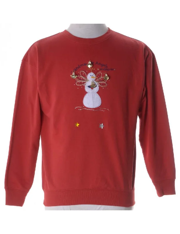 Label Christmas Sweatshirt With Bells