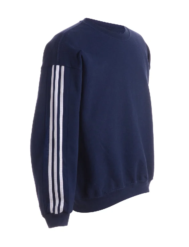 Label Corey Branded Stripe Sleeve Sweatshirt