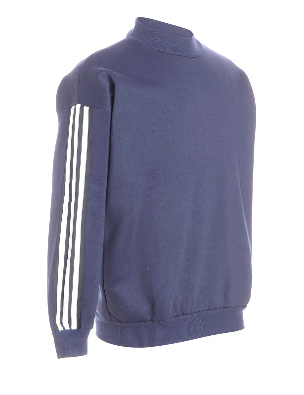 Label Corey Branded Stripe Sleeve Sweatshirt