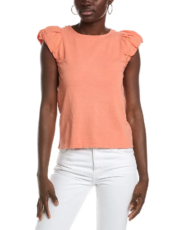 Nation LTD Audra Bubble Sleeve T-Shirt