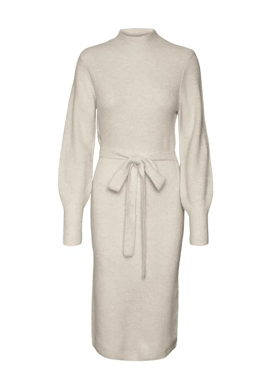 Vero Moda Pippa Jumper Dress, Cream