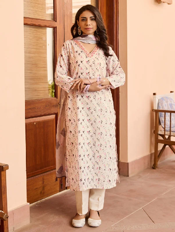 Digitally Printed Cotton Suit Set 3983