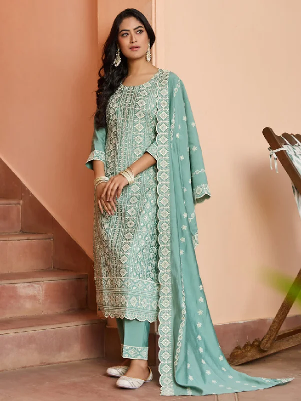 Schfilli Embroidered Viscose Suit Set 4000