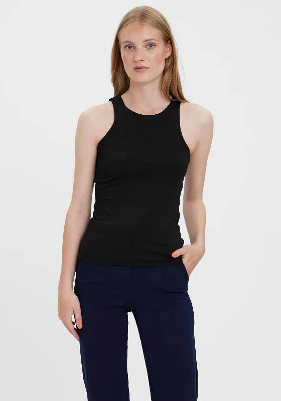 Vero Moda Bianca Vest Top, Black