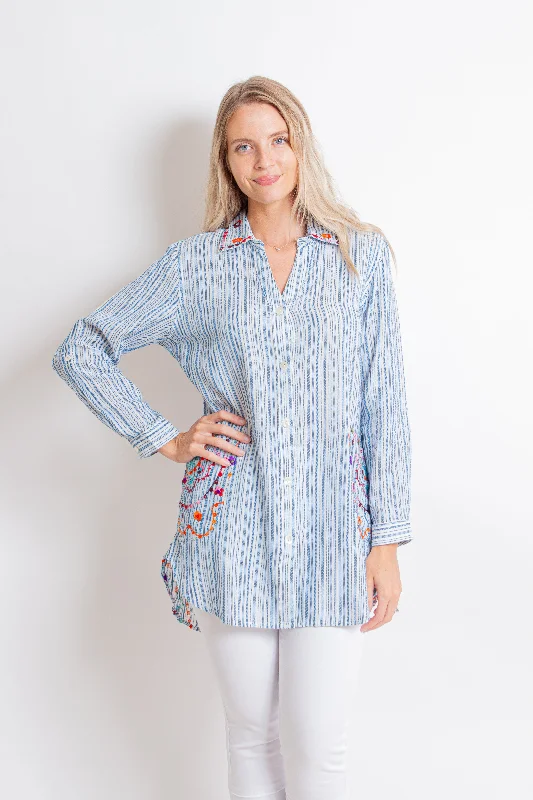 "Maria" Embroidered Tunic