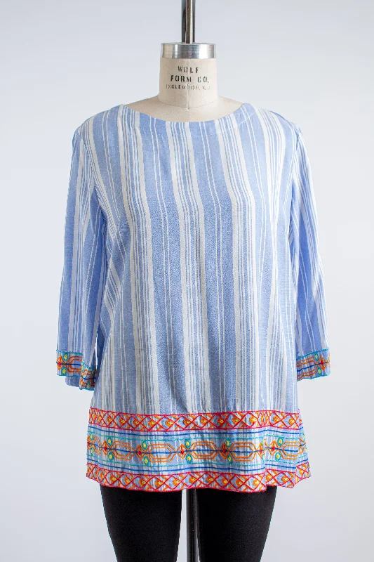 Yarn Dyed Stripe Tunic