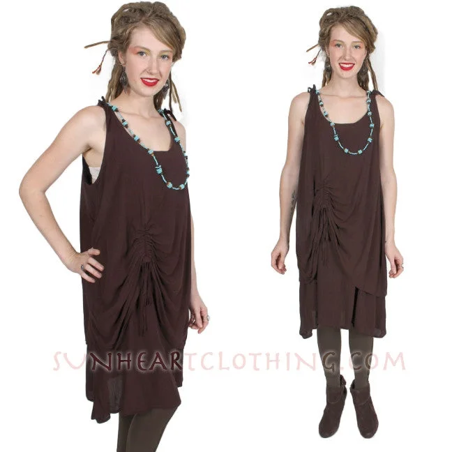 SUNHEART RUCHED TUNIC OR DRESS