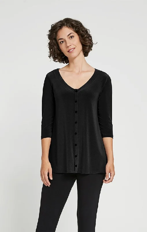 Sympli, 22220Z Icon Reversible Top, 3/4 sleeve