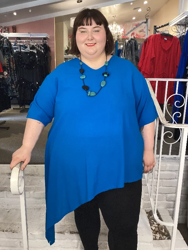 DRAMA TUNIC - TURQUOISE