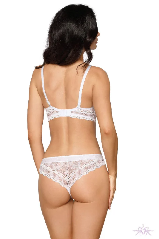 Roza Lagerta White Thong